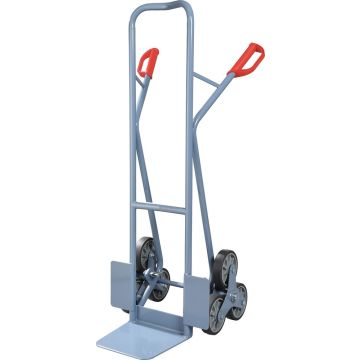 Promat trapsteekwagen hoogte 1300mm schep L250 x B320mm stalen buis 3-armige wielster, 200kg