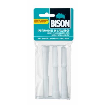 Bison spuitmondjes met afsluitdop (VP=3 st)
