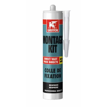 Griffon montagekit "direct vast", koker 380gr, beige