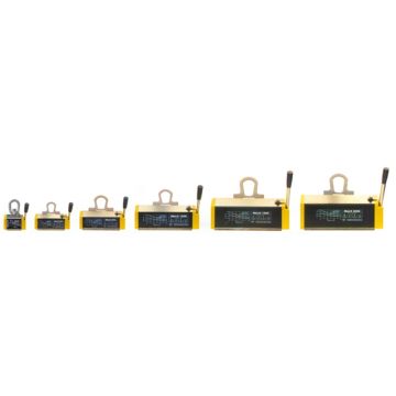 MaxX hijsmagneet, capaciteit plat max. 125kg; capaciteit rond max. 50kg
