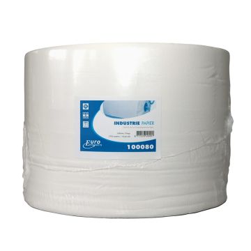 Euro poetspapier wit 2-laags 29cm x 800mtr