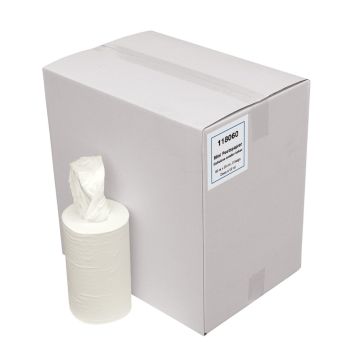 Poetspapier 118060 mini zk 2-laags cellulose 20cm x 60mtr, (verp.à 12rl.)