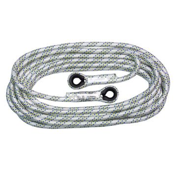 Ellersafe flexibele positioneringslijn/werklijn Ø14mm, vzv. 2x kabeloog, L=20mtr