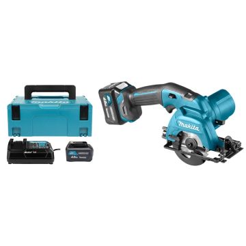 Makita HS301DSMJ - 10.8V Li-Ion accu minicirkelzaag 85mm (2x 4.0Ah accu) in Mbox