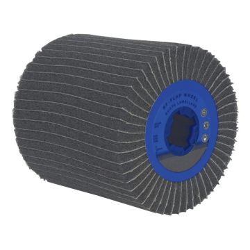 Promat satineerwals korrel 60 medium bruin Ø100 x B100mm, opname 19mm