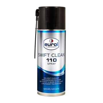 Eurol Swift Clean 110 Spray, krachtige multifunctionele en verdampende ontvetter, spuitbus à 400ml