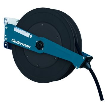 Nederman 888 slanghaspel voor water (hoge druk) met 3/8" aansl. en 15mtr slang