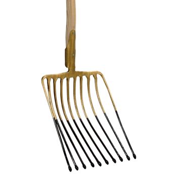 Talen Tools T13C aardappelvork 9 tands met essen steel en D-greep