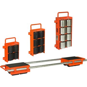 Rema 4250015 - TRW-240 transportrolwagen 24.000kg per paar, incl. verbindingsas