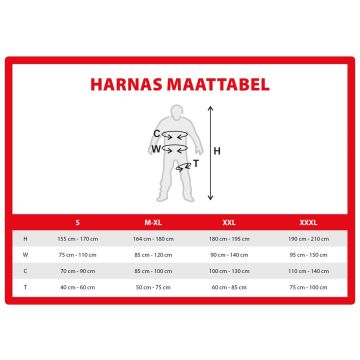 Ellersafe harnasgordel P-10 maat M-XL