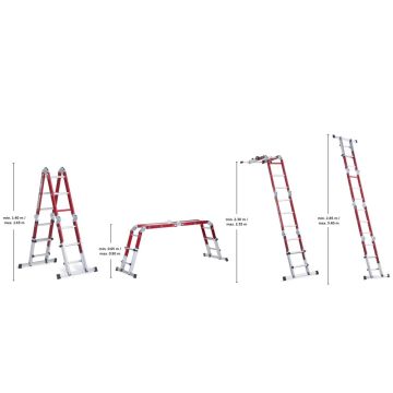 Altrex Varitrex Do-It-All ladder (vouwmodel)