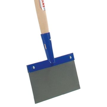 Talen Tools B12C betonschraper 30cm breed, met houten steel 130cm