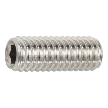 Stelschroef met afschuining, DIN 913 / ISO 4026 RVS A2