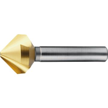 Phantom HSS-E verzinkboor 90°, 3-snijkanten, 31,0mm, DIN 335-C TiN-coating