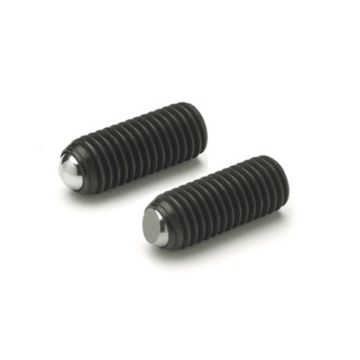 Ganter GN 605-M12-30-B stelschroef met kogel (afgevlakt) M12 x 30