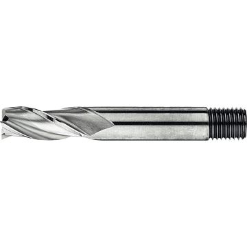 Phantom HSS-E schachtfrees, 3-snijder, 12mm, DIN 844-D, cil. schacht met aantrekdraad