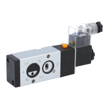 3/2 - 5/2 magneetventiel Namur, 24VDC, 1.5-8bar, nood-handbediening