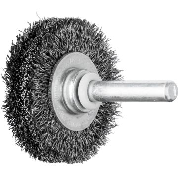 Pferd 43103001 - RBU 4009/6 ST 0,20 ronde staal borstel Ø40 x 9mm, op stift Ø6mm
