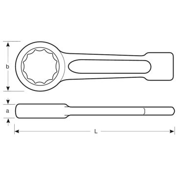 Bahco ringslagsleutel 7444SG-Z-2 .1/16