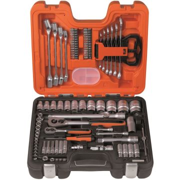 Bahco S910 doppenset (1/4" + 1/2"), 91-dlg.