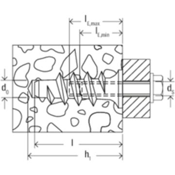 Fischer 78413 - FTP K 8 cellenbetonanker